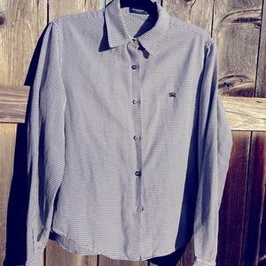 Vintage Burberry houndstooth shirt.